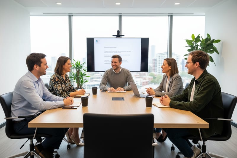 Image of developers working