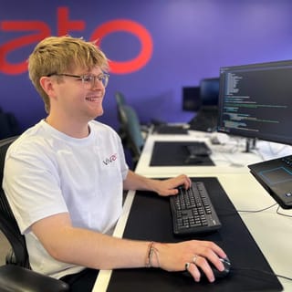 bespoke business software developer at work
