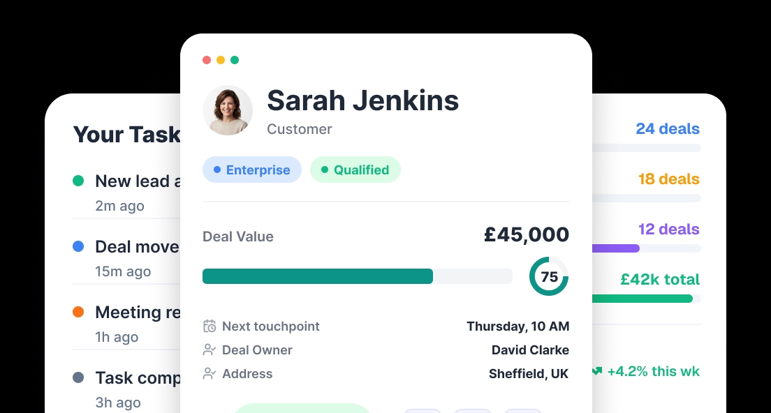 CRM system features