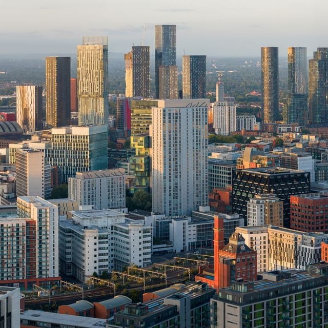 manchester city skyline
