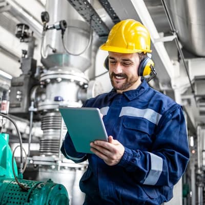 NDT Inspector at chemical plant
